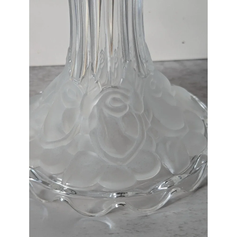 Vintage Crystal and Brass Boudoir Lamp